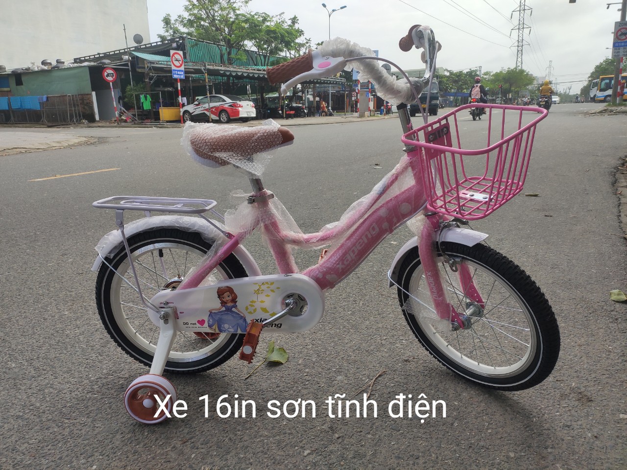 xe đạp 16in bé gái - Xe đạp trẻ em đà nẵng
